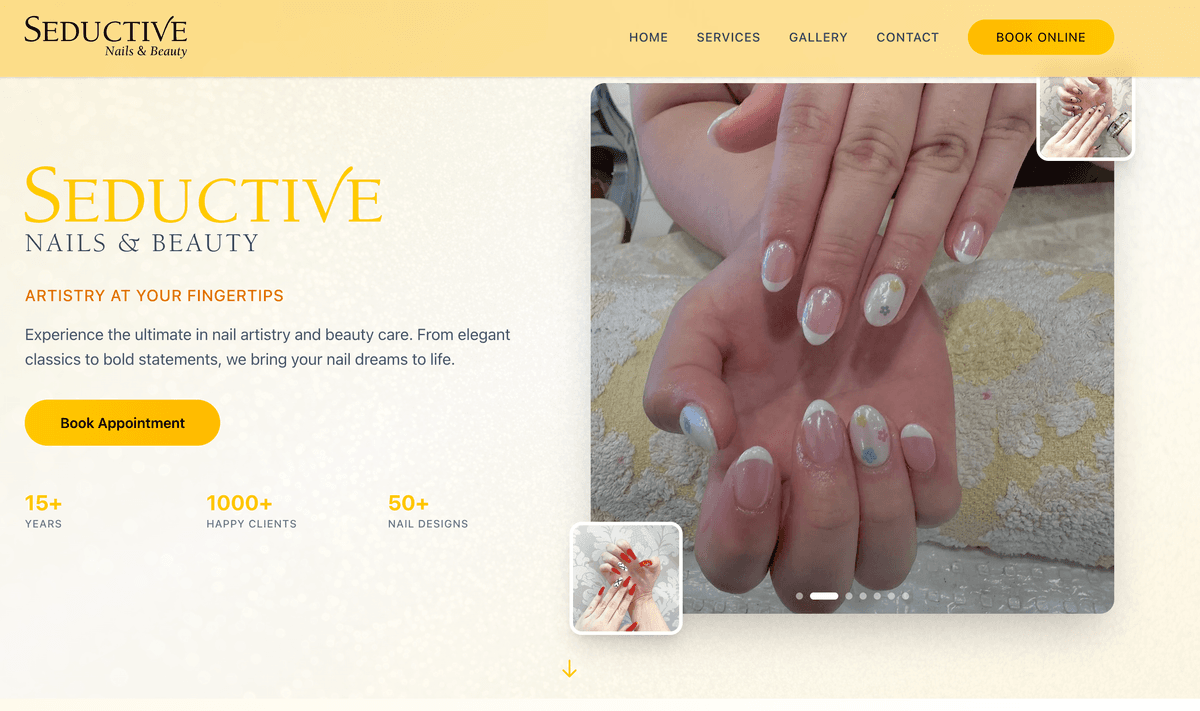 New Next.js website